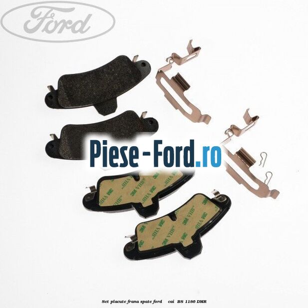 Set placute frana spate Ford Mondeo 1993-1996 1.8 i 16V 115 cai #E88721474F